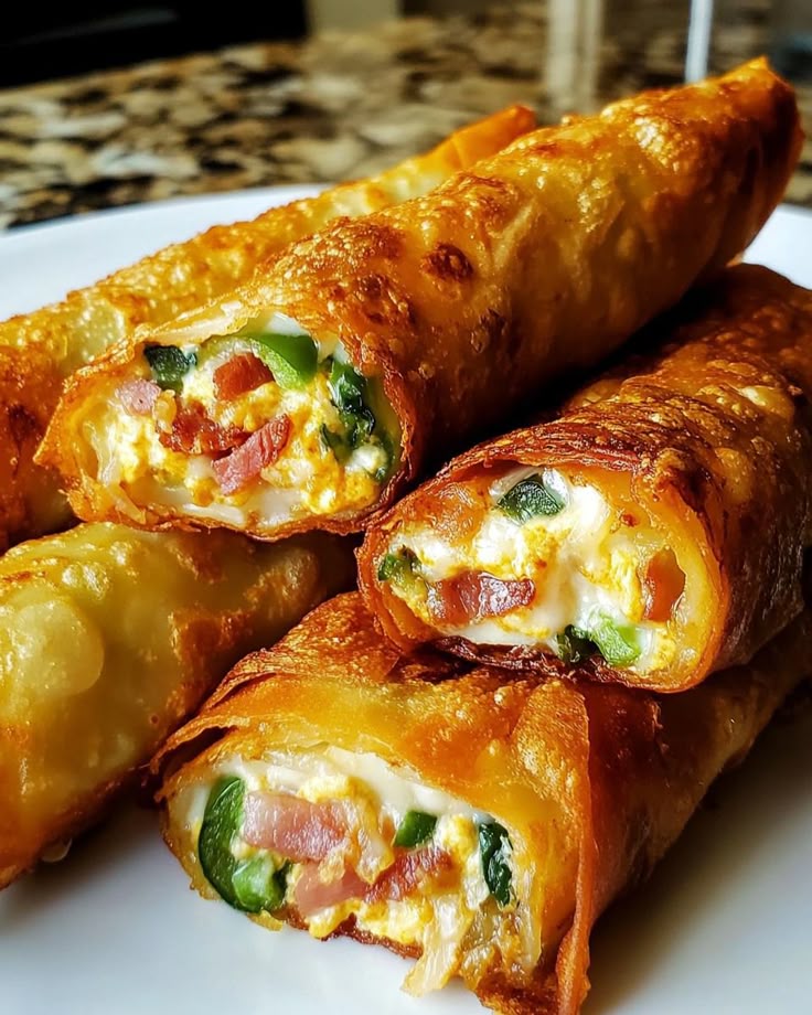 π§ Keto Cheesy Egg Roll Ups