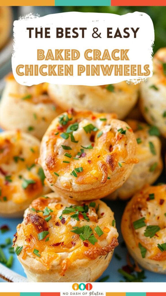 Air Fryer Crack Chicken Pinwheels
