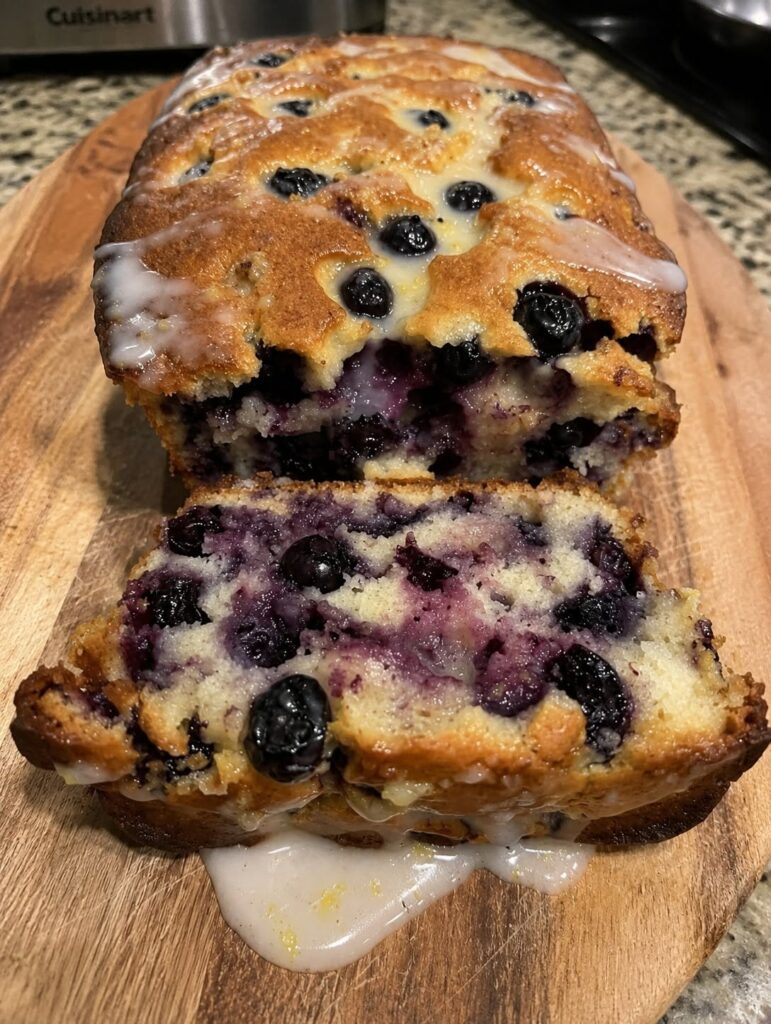 Low Carb Blueberry Lemon Bread