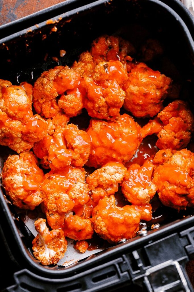 Air Fryer Buffalo Cauliflower Bites