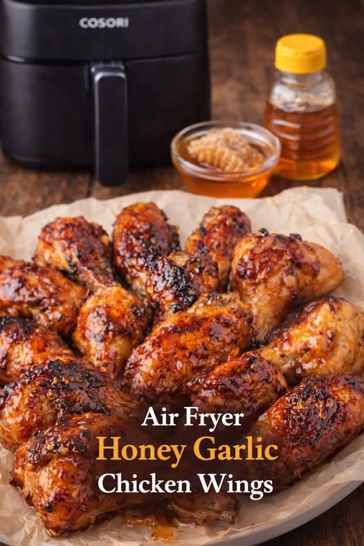 Air Fryer Hot Honey Chicken Wings