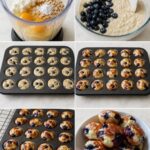 Fluffy Blueberry Cottage Cheese Pancake Bites