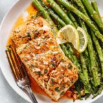 🐟 Keto Crispy Garlic Butter Fish Fillet (Low-Carb High-Protein Dinner)