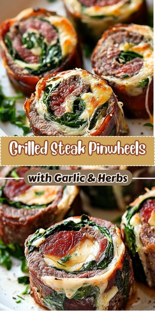Air Fryer Garlic Steak Pinwheels ๐ฅฉ๐ง๐ง