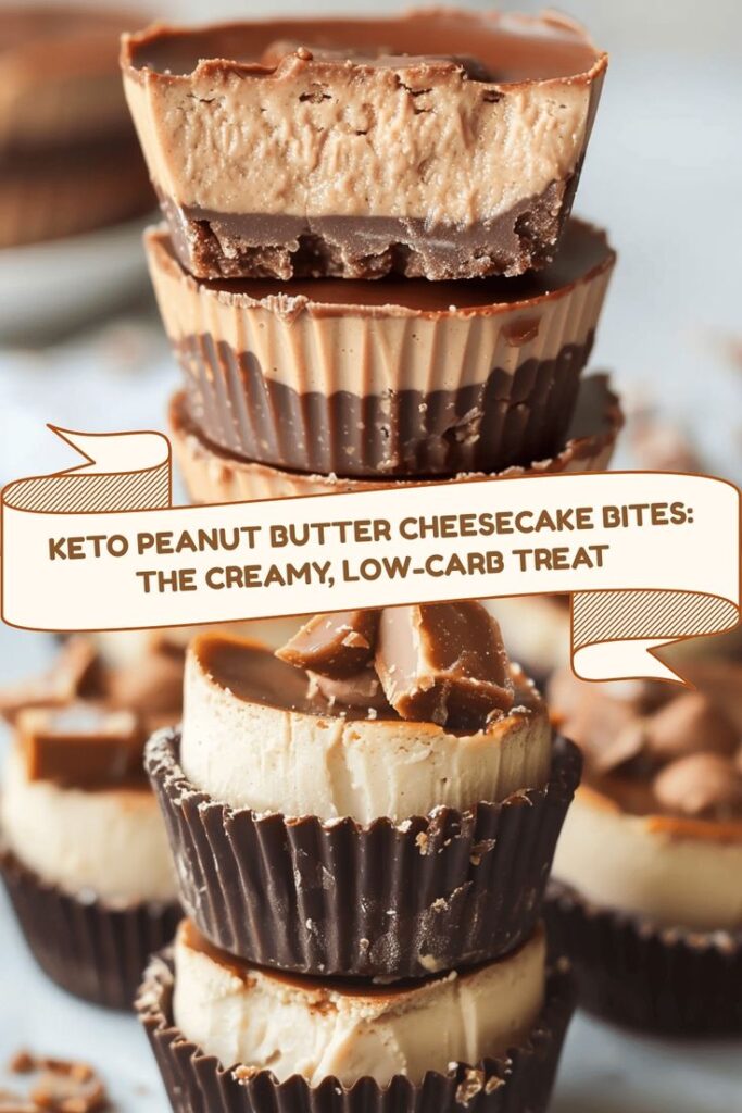 Keto Peanut Butter Cheesecake Bites