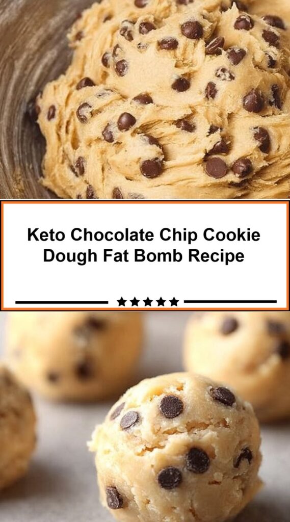 Keto Cookie Dough Fat Bombs