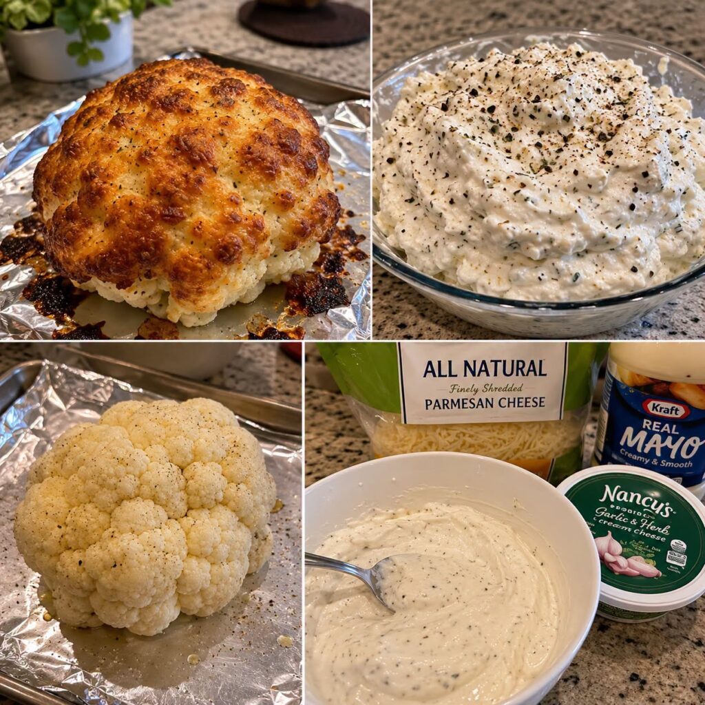 Keto Creamy Smothered Cauliflower