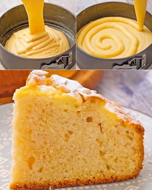 Keto Low-Carb Creamy Custard Cake