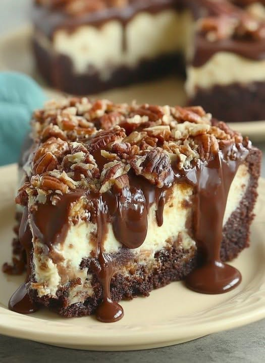 German Chocolate Cheesecake