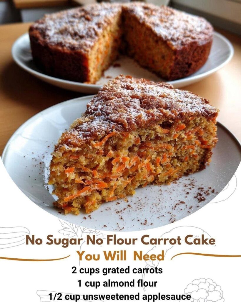 No Sugar No Flour Carrot Cake