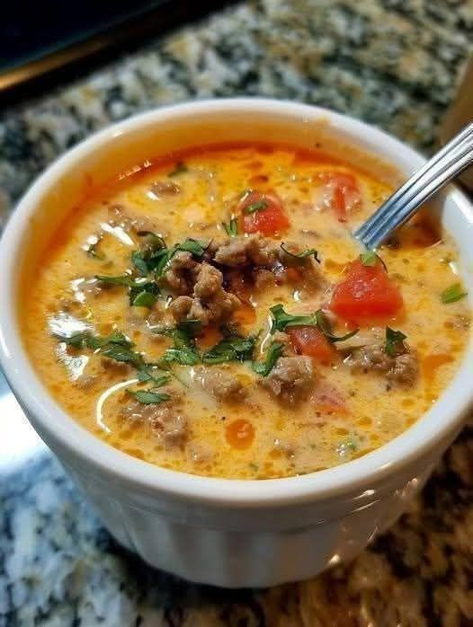 Diabetic-Friendly Cheesy Taco Soup