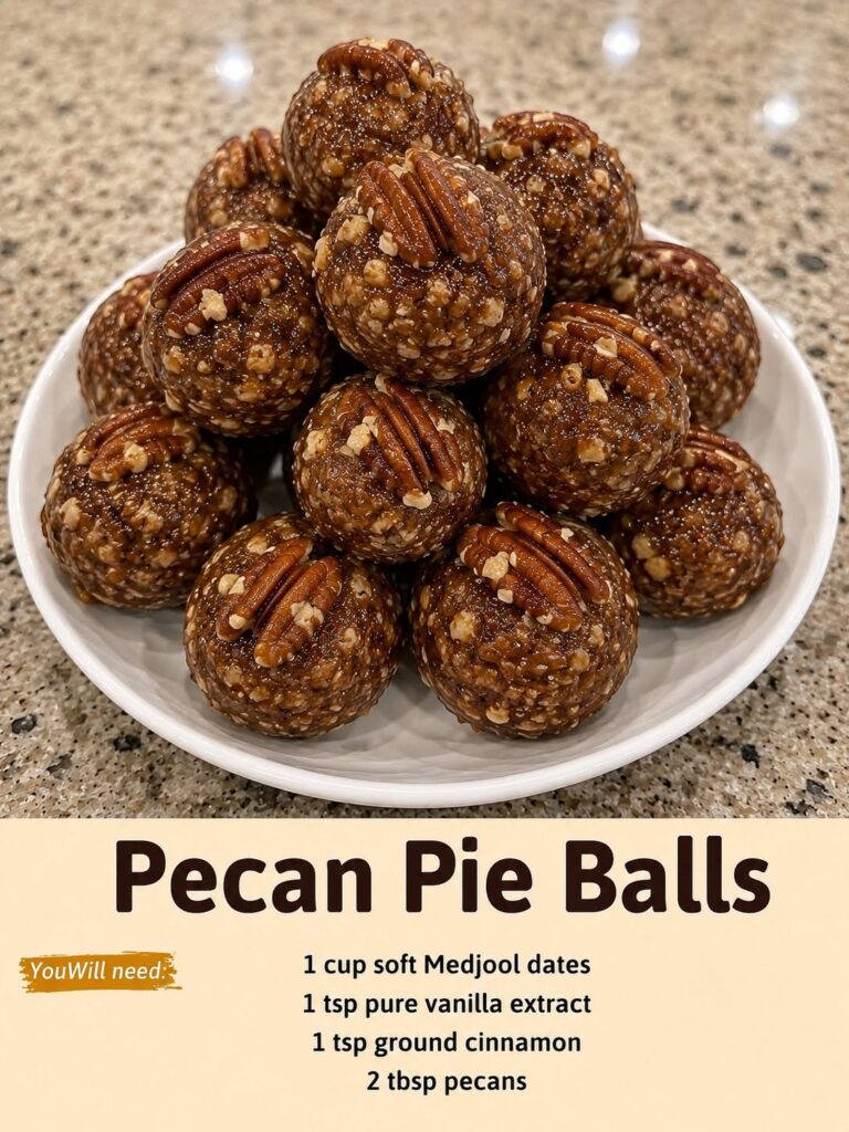 Keto & Mediterranean-Friendly Pecan Pie Balls