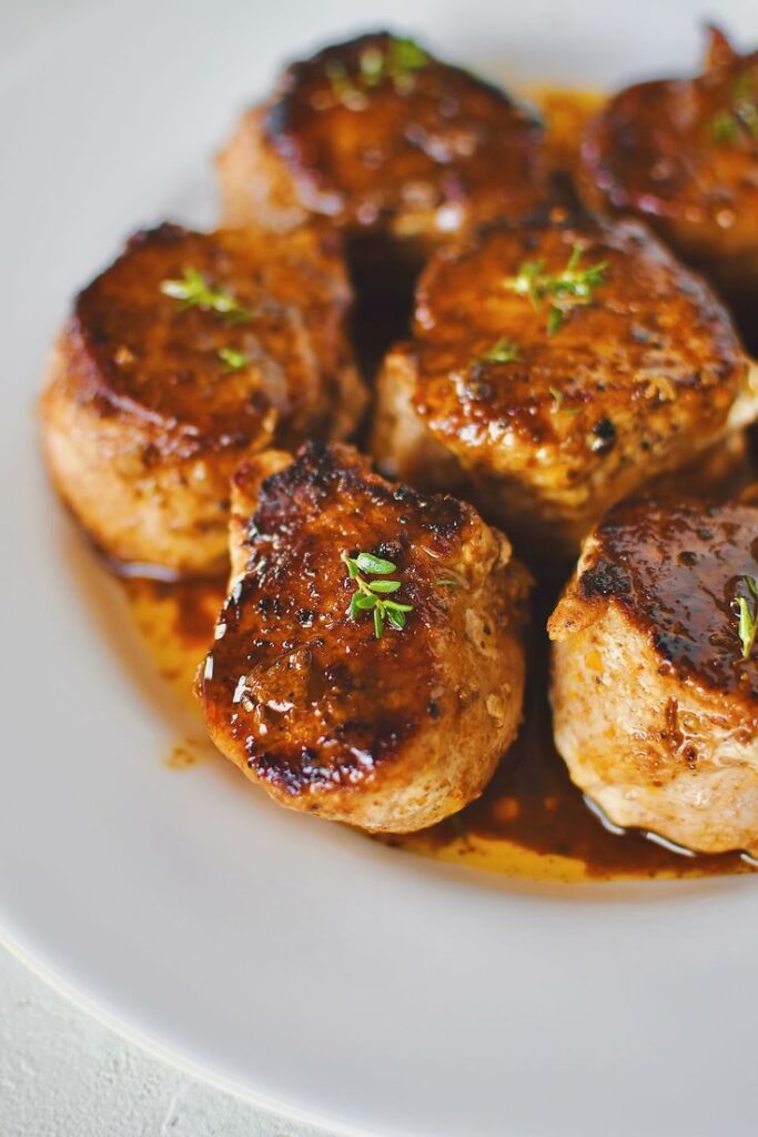 Air Fryer Pork Tenderloin Medallions