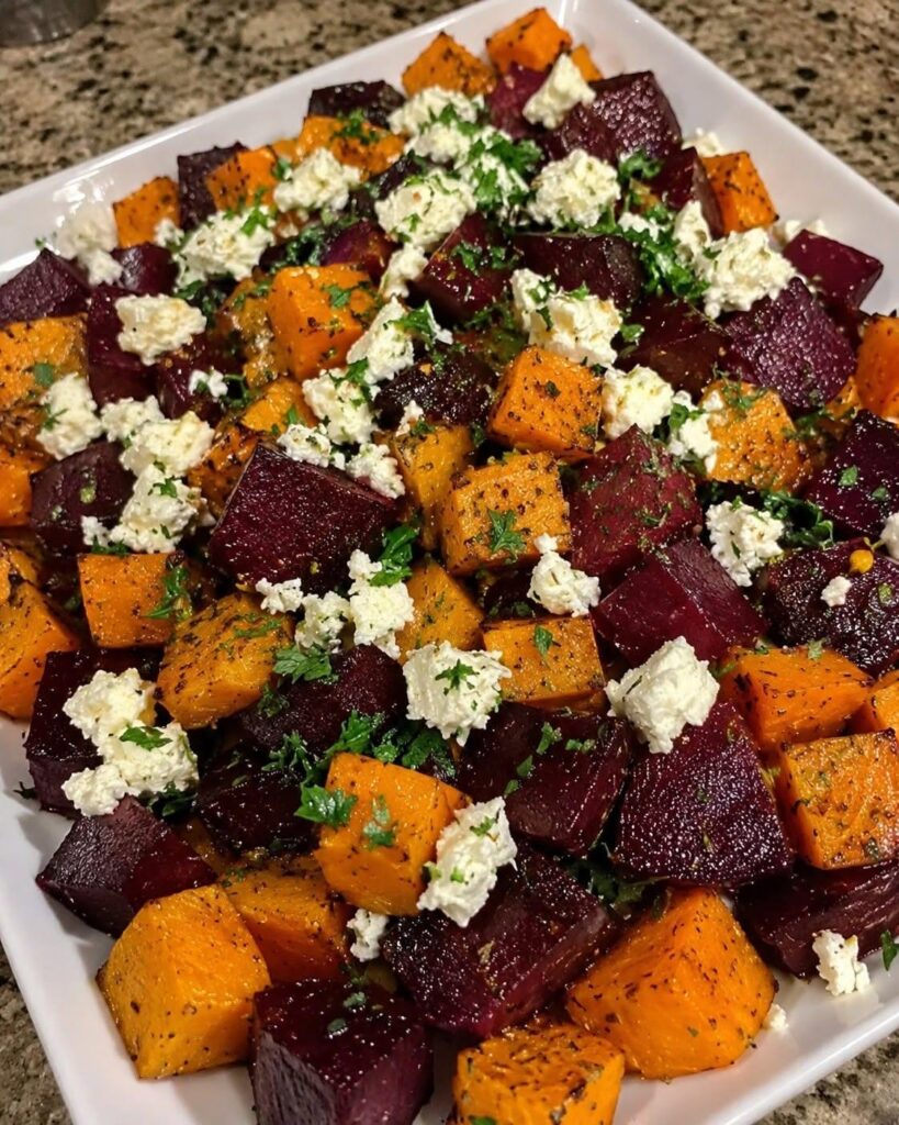 Roasted Pumpkin & Beetroot Salad