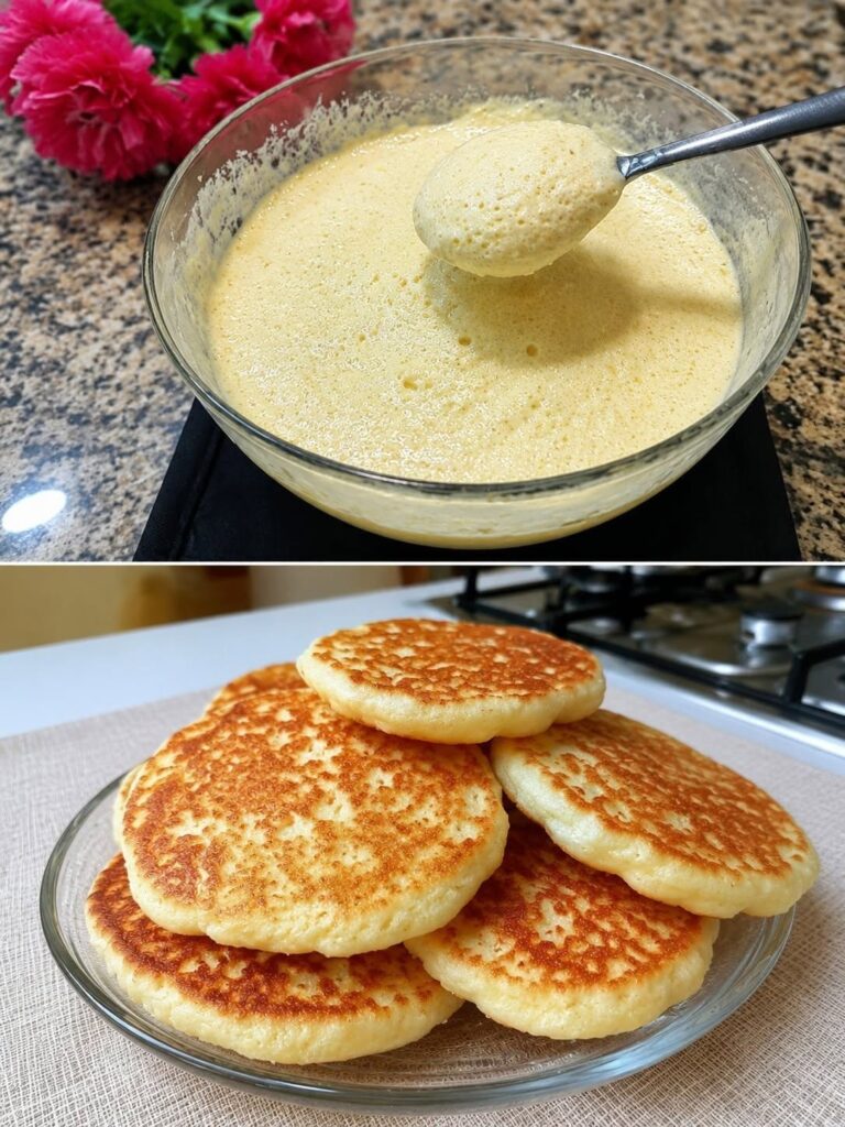 Vegan Semolina Pancakes