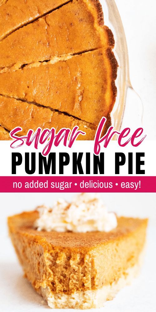 Diabetic Sugar-Free Pumpkin Pie