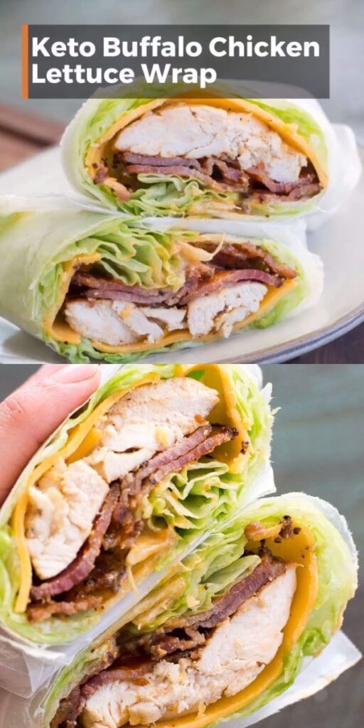 Keto Buffalo Chicken Lettuce Wraps