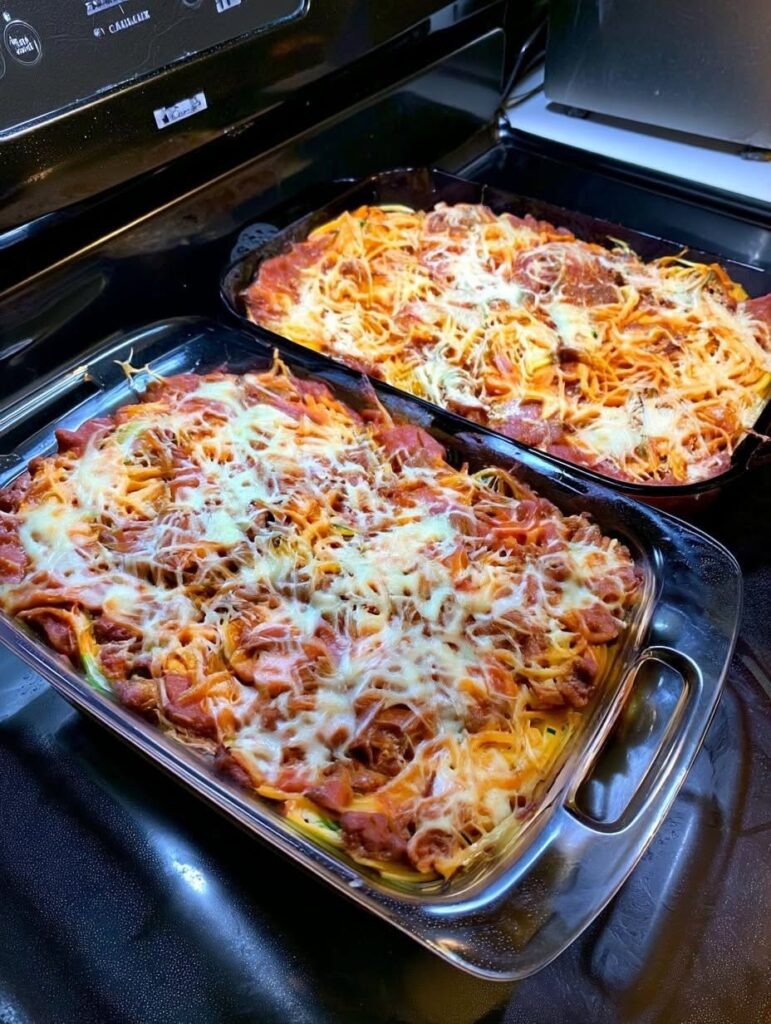 Vegan Baked Cream Cheese Spaghetti