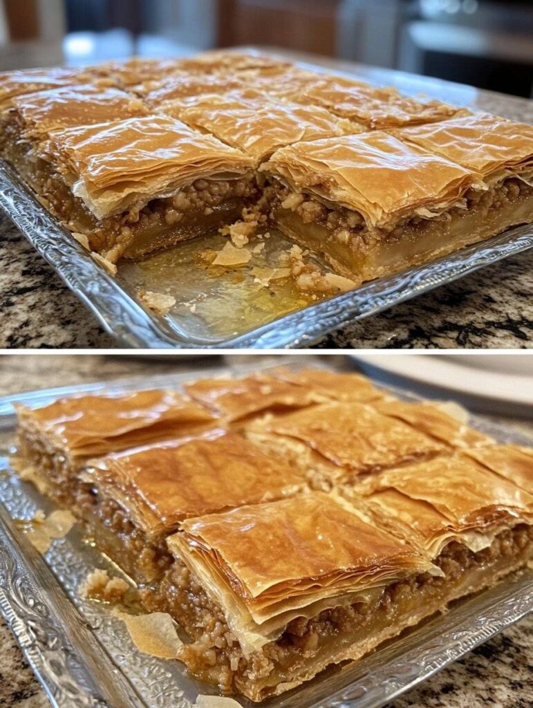 Vegan Baklava – Golden, Crunchy & Irresistibly Sweet