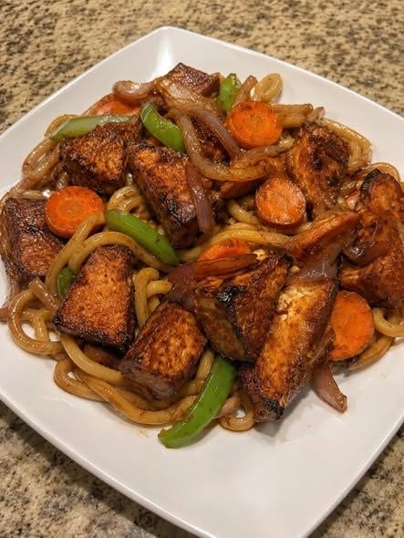 Vegan Tofu Carrot Stir Fry