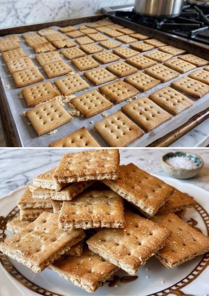 Vegan Whole Wheat Crackers (Homemade)