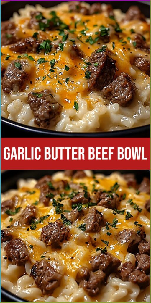 Keto Garlic Butter Ground Beef Bowl