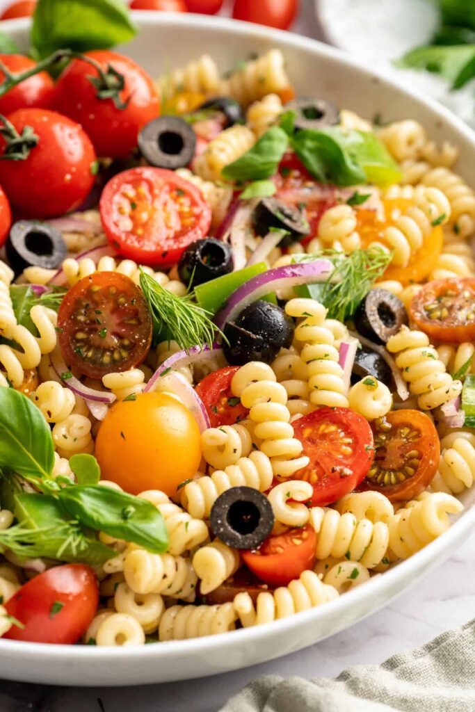 Easy Vegan Pasta Salad
