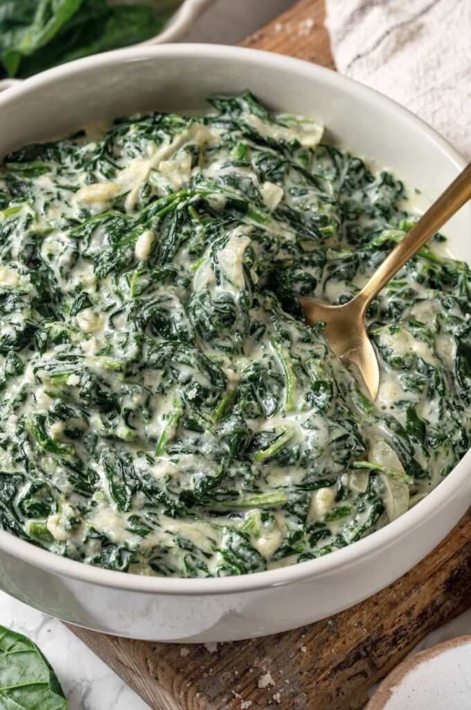 Vegan Creamed Spinach Recipe