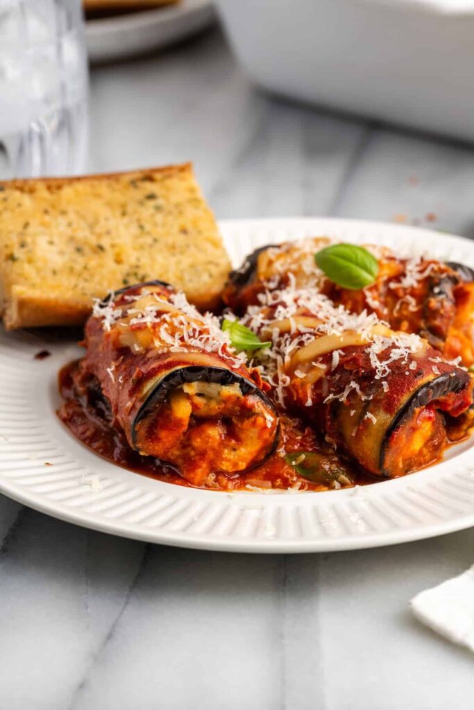 Vegan Eggplant Rollatini
