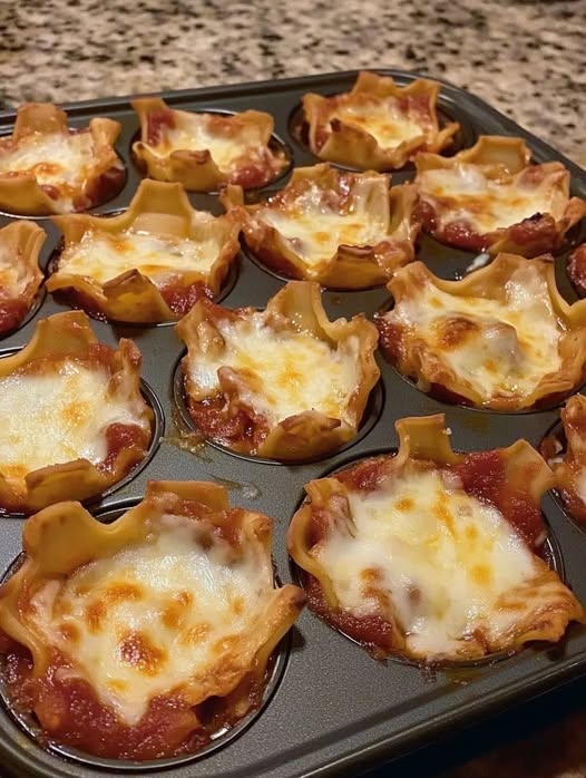 Chicken Taco Wonton Cupcakes 🌮🧁