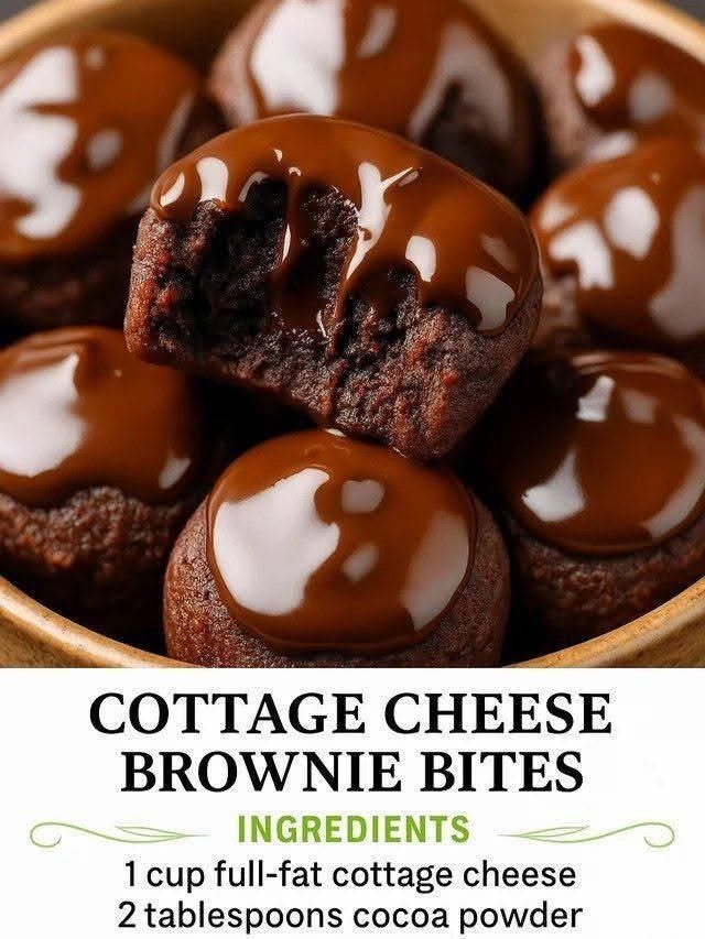 Cottage Cheese Brownie Balls