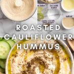 Vegan Roasted Cauliflower Hummus