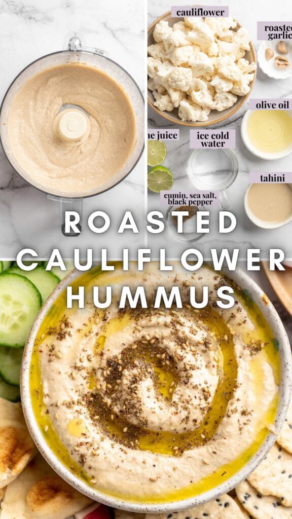 Vegan Roasted Cauliflower Hummus