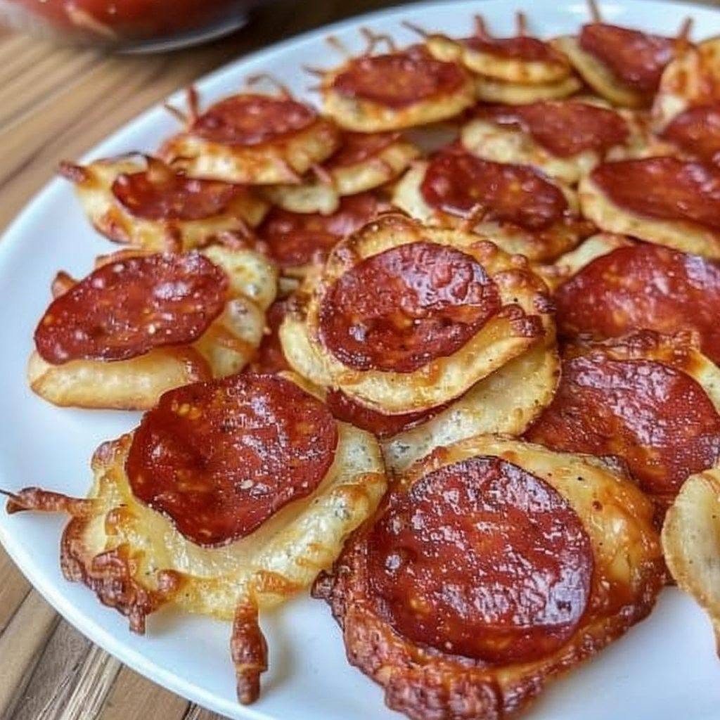 2 Ingredient Pizza Chips Recipe | Crispy High-Protein Low-Carb Snack