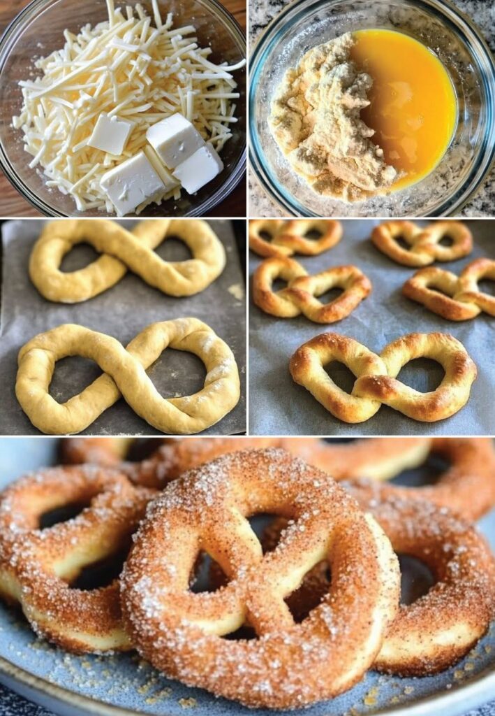 Easy Keto Cinnamon Pretzels | Soft High-Protein Low-Carb Snack