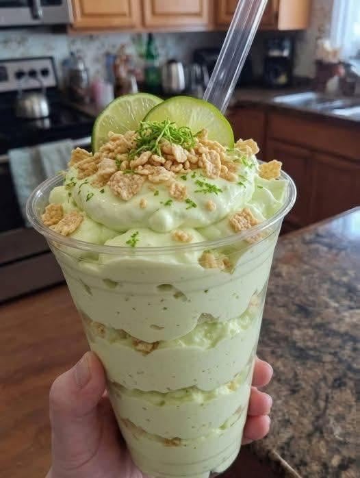 Avocado Lime Cheesecake Parfait