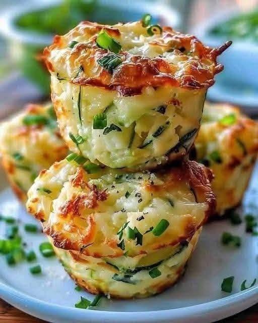 High-Protein Cheesy Zucchini Egg Muffins (Easy Low-Carb Breakfast)