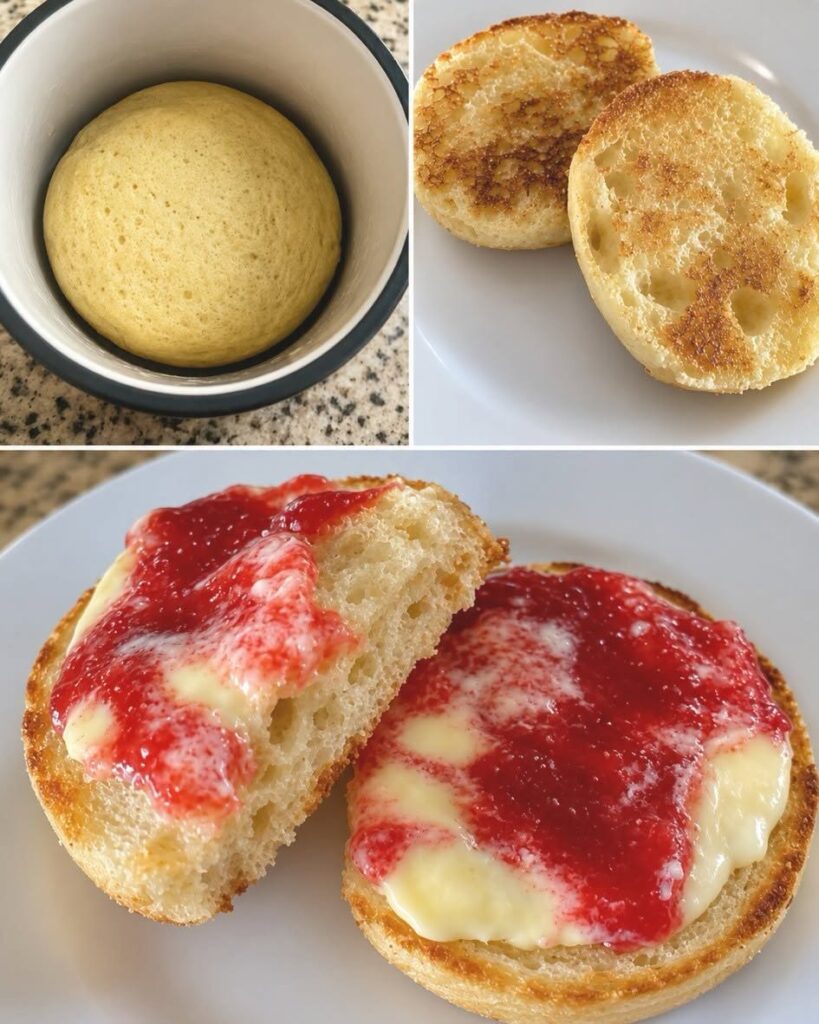 2-Minute English Muffin ⏱️🍞