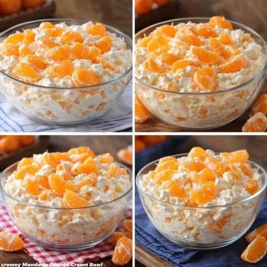 Easy Low-Carb Orange Fluff Salad – High-Protein Recipe