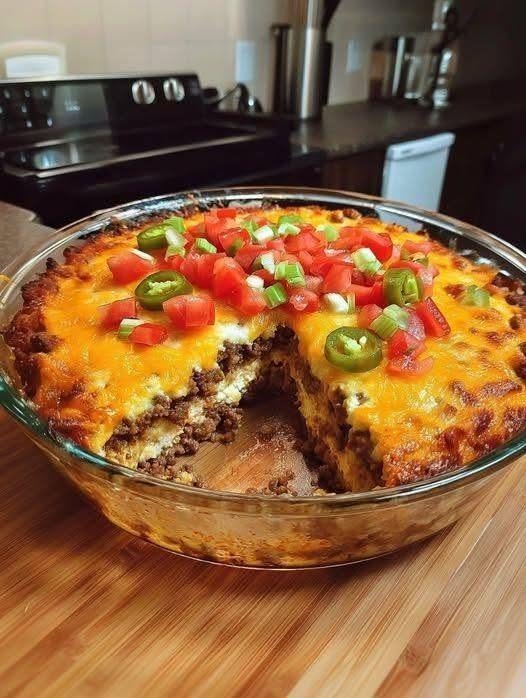 Cheesy Taco-Inspired Casserole Loaded with Protein