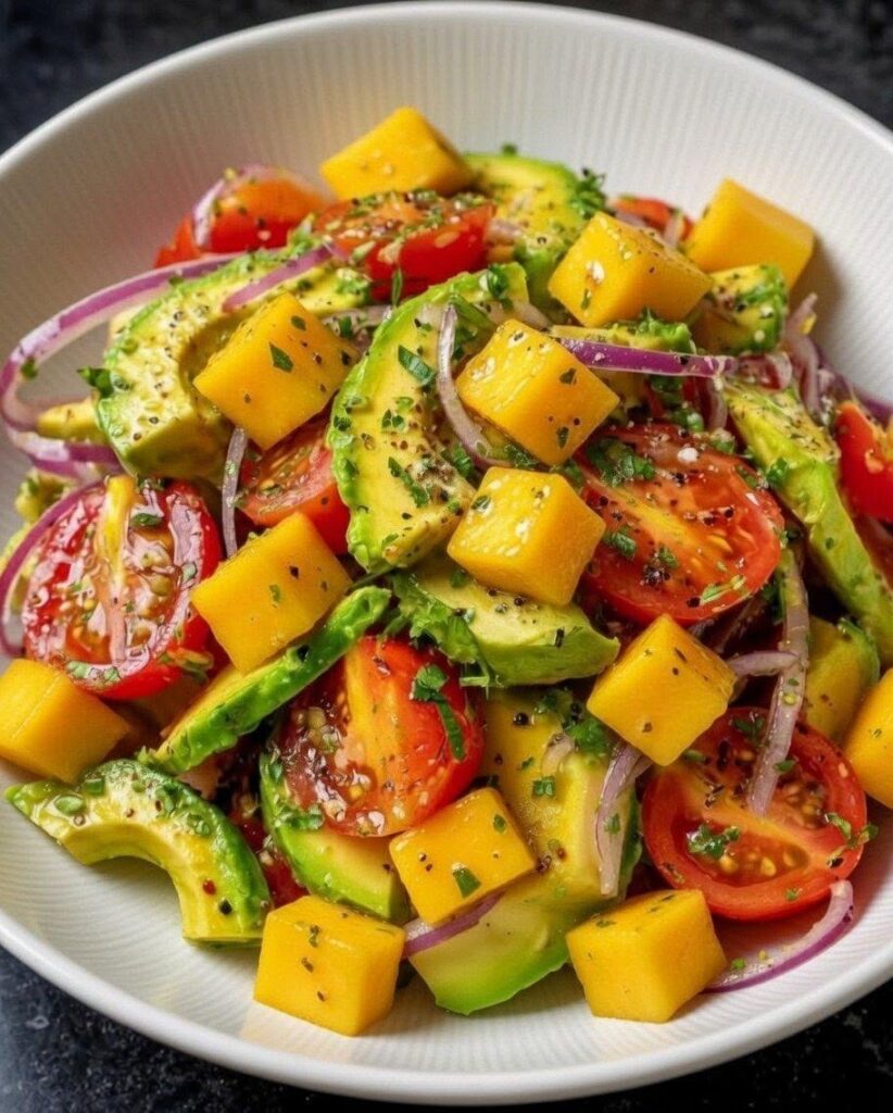 Vegan Mango Avocado Salad