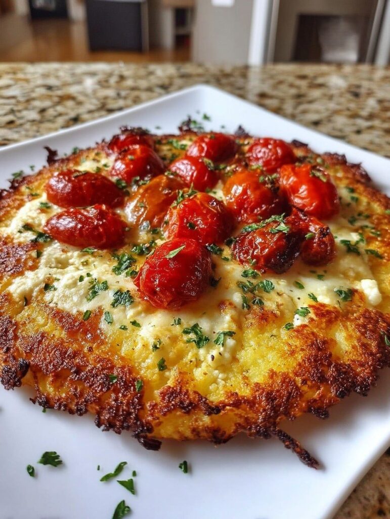 Vegan Crispy 2 Ingredient Cottage Cheese Pizza Crust