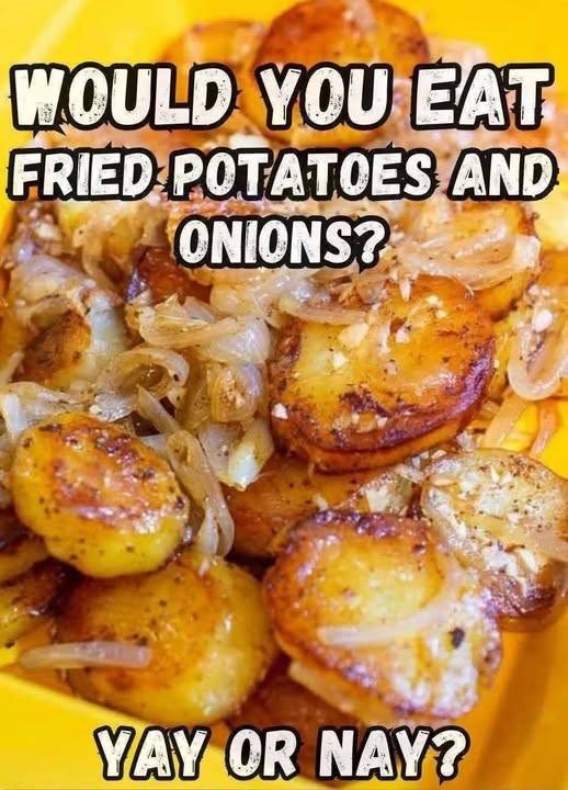 Crispy Fried Potatoes & Onions