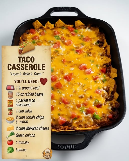 Healthy Weight Watchers Taco Casserole (High-Protein & Low-Carb Dinner)