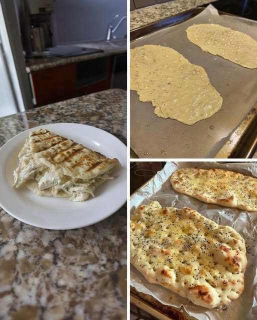 Keto 2-Ingredient Flatbread