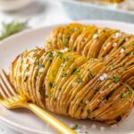 Vegan Hasselback Potatoes With Fresh Herbs