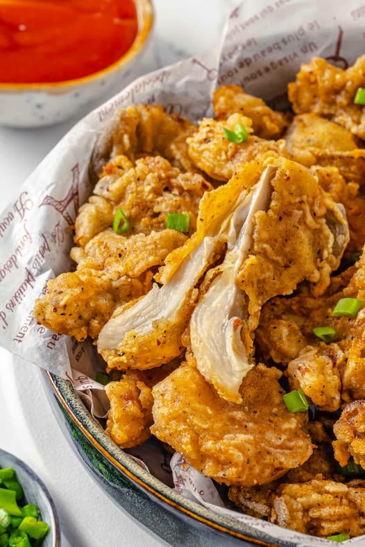 (Vegan Crispy Oyster Mushroom Recipe) Called Fried Chicken For Vegan