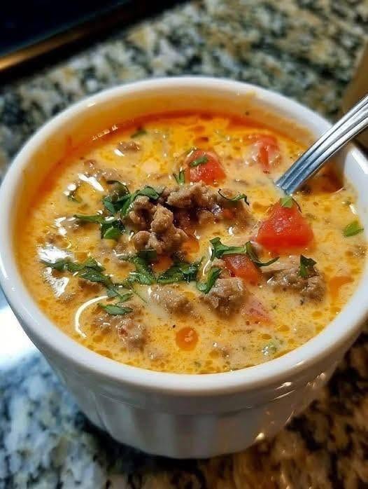 Easy Cheesy Taco Soup – Creamy High-Protein Family Dinner