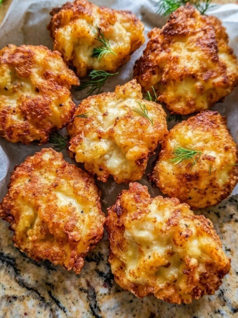 Cheesy Cottage Cheese Bites