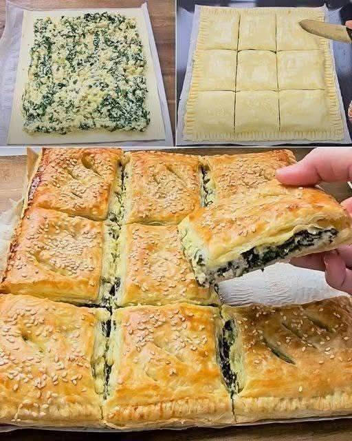 Crispy Spinach Cheese Puff Pastry Bites for Any Occasion